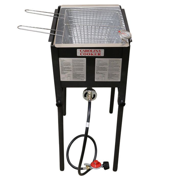 1 BURNER FRYER W/ 2 BASKETS,