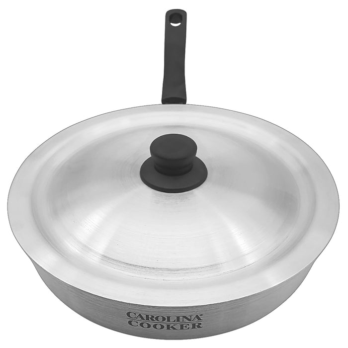 10" FRY PAN W/ POUR SPOUT & LID