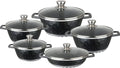 10 Piece Aluminium Pot Set - Moonrock