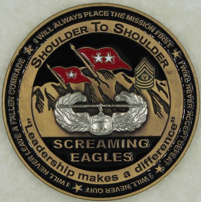 101st Airborne Division CJTF-101 OEF X1 Commanders Army Challenge Coin