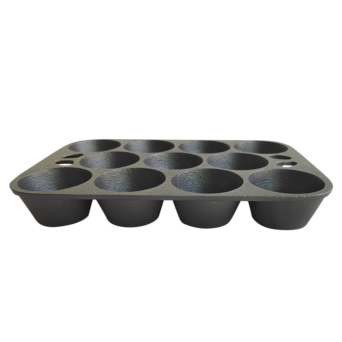 11 CUP CAST IRON MUFFIN PAN