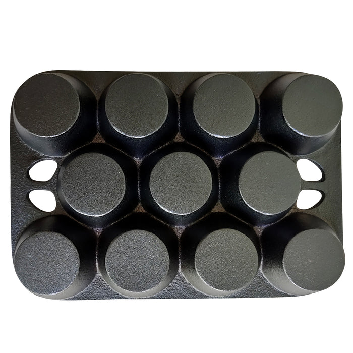 11 CUP CAST IRON MUFFIN PAN