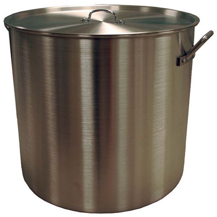 120QT STOCK POT W/ LID, AL