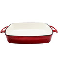 L RECT CAST IRON CASSEROLE