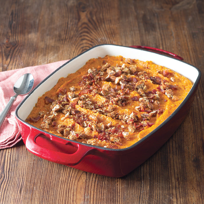 L RECT CAST IRON CASSEROLE