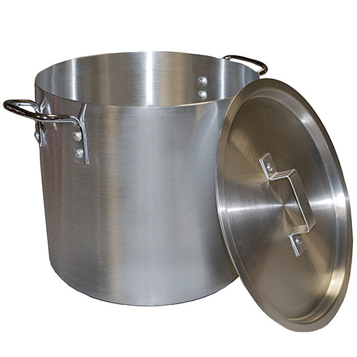 16QT STOCK POT W/ LID AL