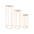 3pc Metal Plinth Set - Milan