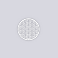 Arches Circle Clay Stencil