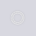 Arches Circle Rim Clay Stencil