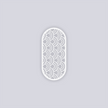 Arches Rounded Rectangle Face Clay Stencil