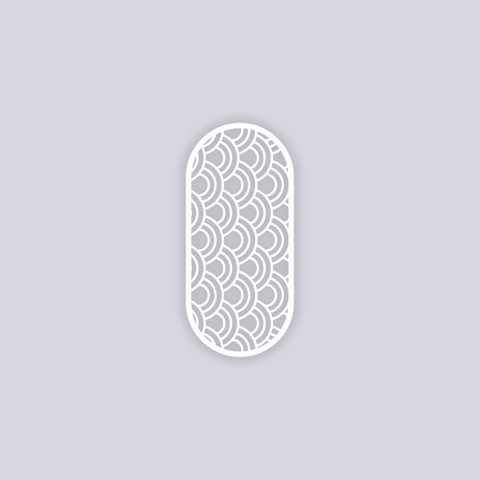 Arches Rounded Rectangle Face Clay Stencil