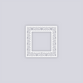 Arches Square Rim Clay Stencil