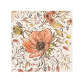 The Autumn Arrangement Cocktail Napkins (20pk) by Hester & Cook feature a hand-drawn orange poppy surrounded by muted florals—perfect for adding elegance to your gatherings.