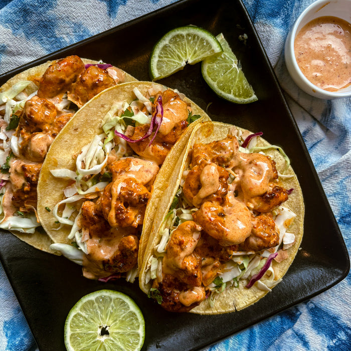 Bang Bang Shrimp Tacos with Toasted Coconut Crunch Recipe Kit