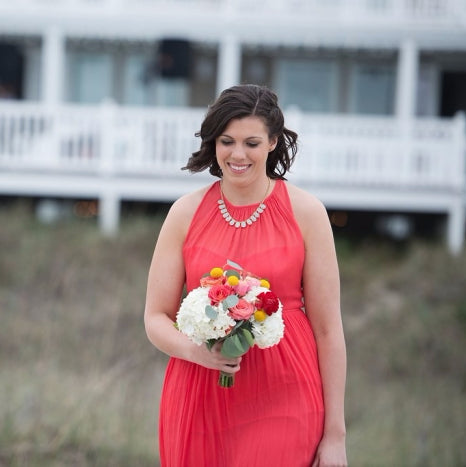 Beach Coral Rose Wedding