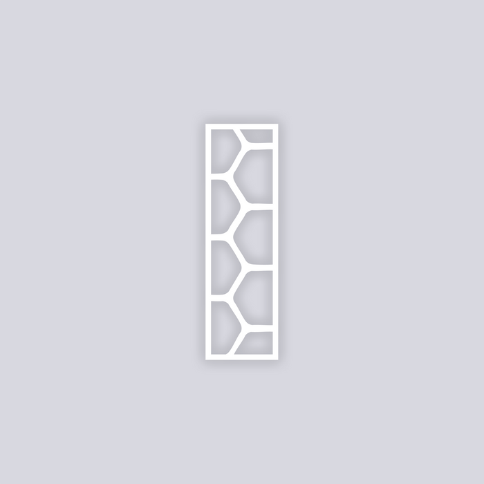 Beehive Rectangle Face Clay Stencil