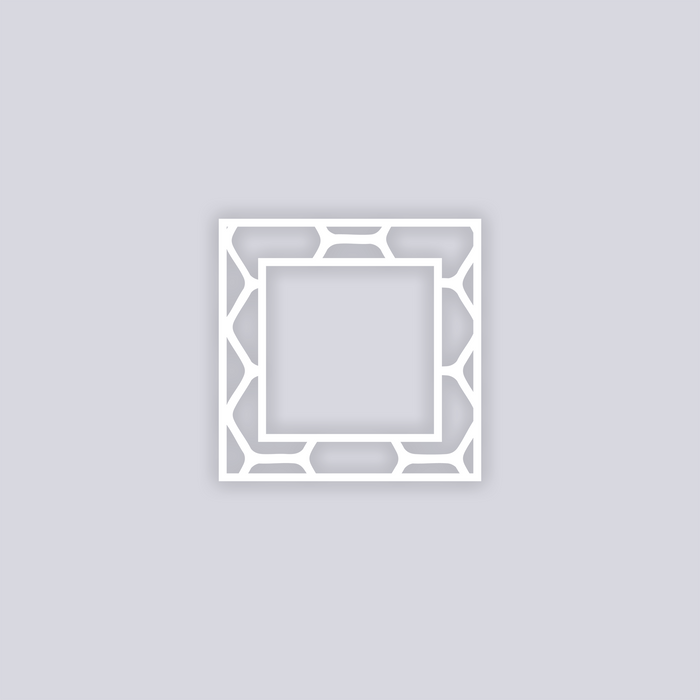 Beehive Square Rim Clay Stencil