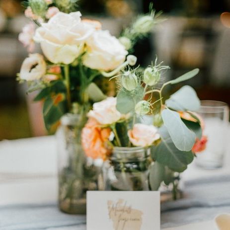 Blush and Apricot Rustic Autumn Wedding