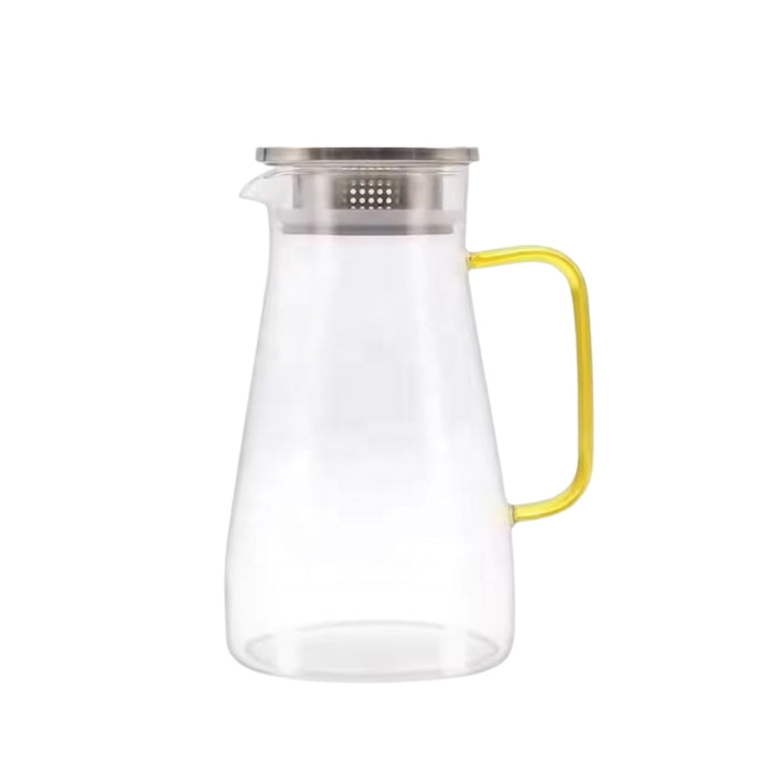 Borosilicate Glass Kettle with Gold Handle - 1.8l