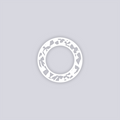 Bows Circle Rim Clay Stencil