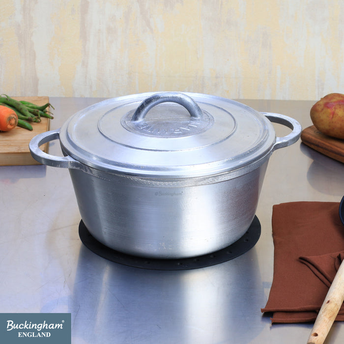 Buckingham Aluminium Set of 3 Dutch Pots Casseroles