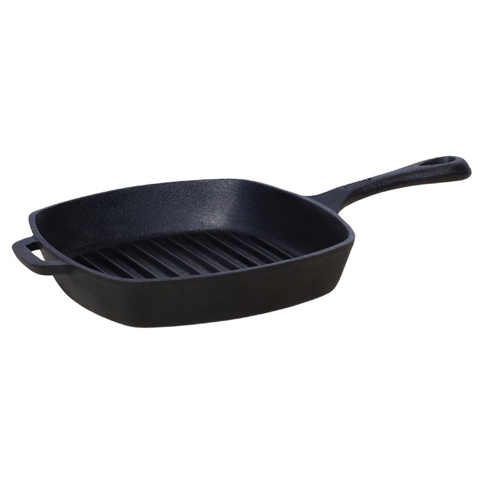 Buckingham Pre-Seasoned Cast Iron Grill Pan 26 cm