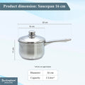 Stainless Steel Sauce Pan with Lid
