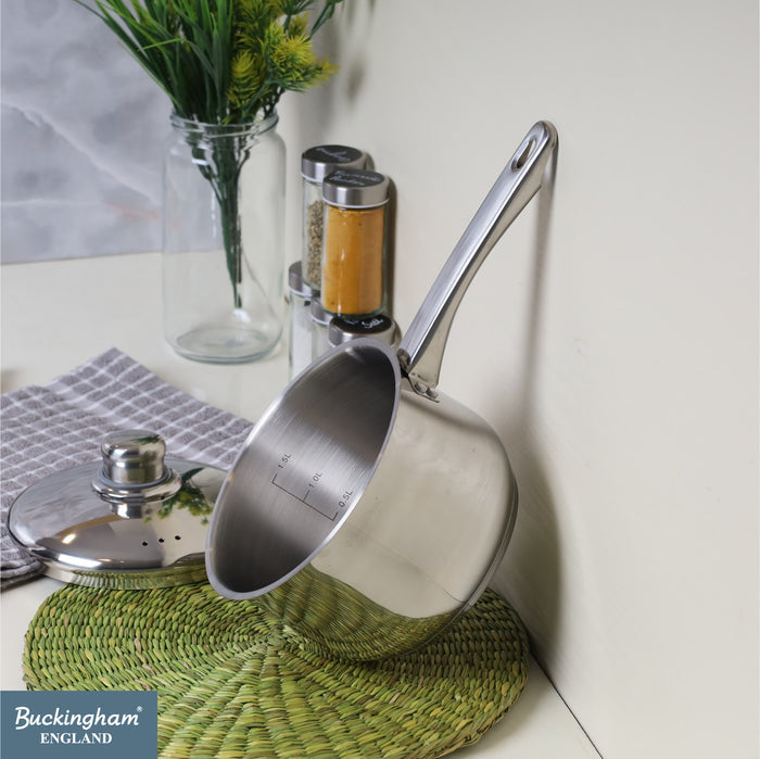 Stainless Steel Sauce Pan with Lid