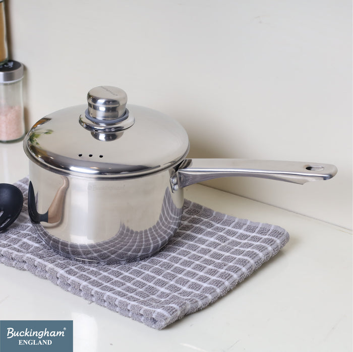 Stainless Steel Sauce Pan with Lid