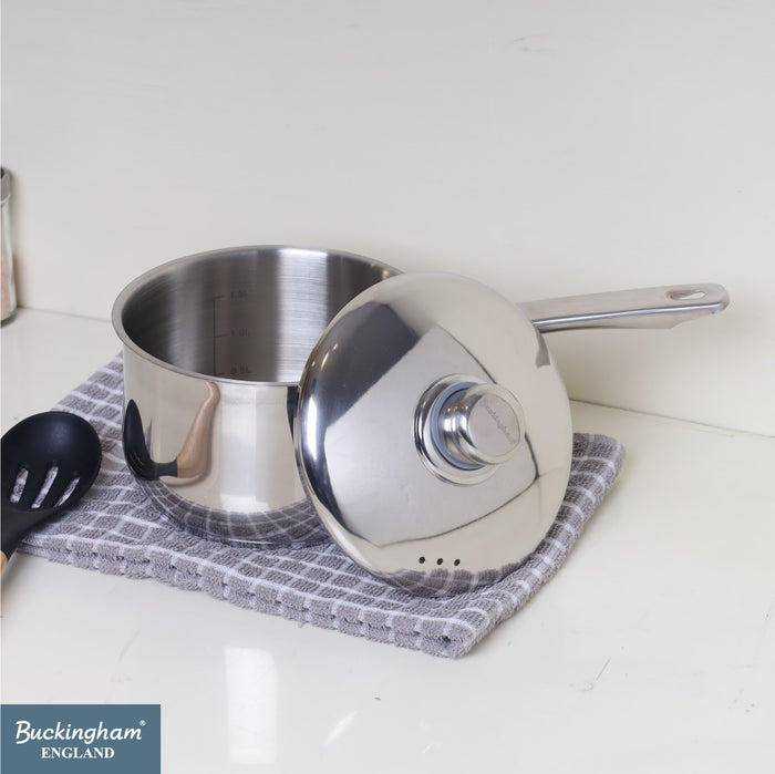 Stainless Steel Sauce Pan with Lid