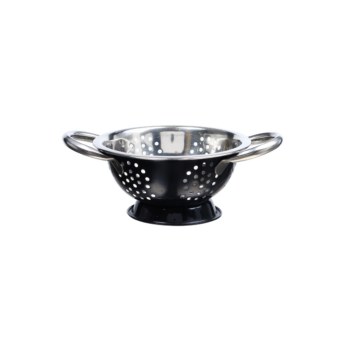 Buckingham Stainless Steel Deep Colander Black