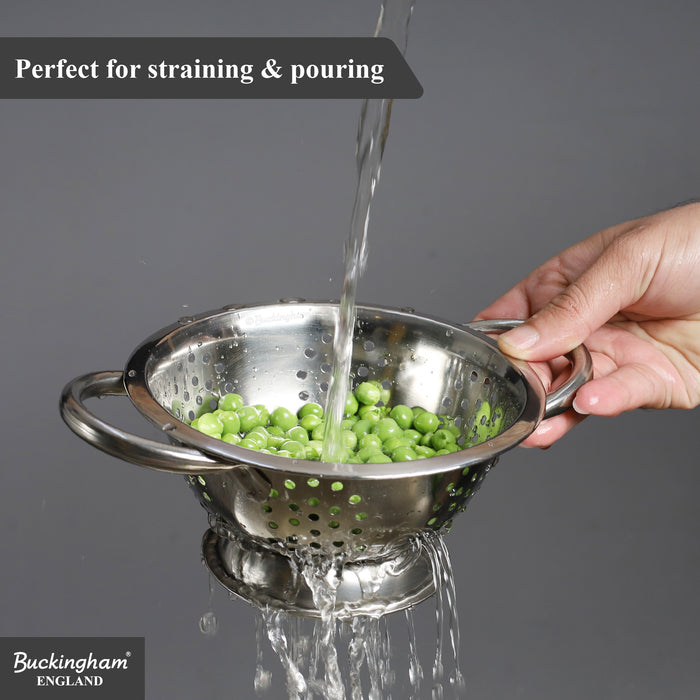 Buckingham Stainless Steel Fine Mesh Deep Colander