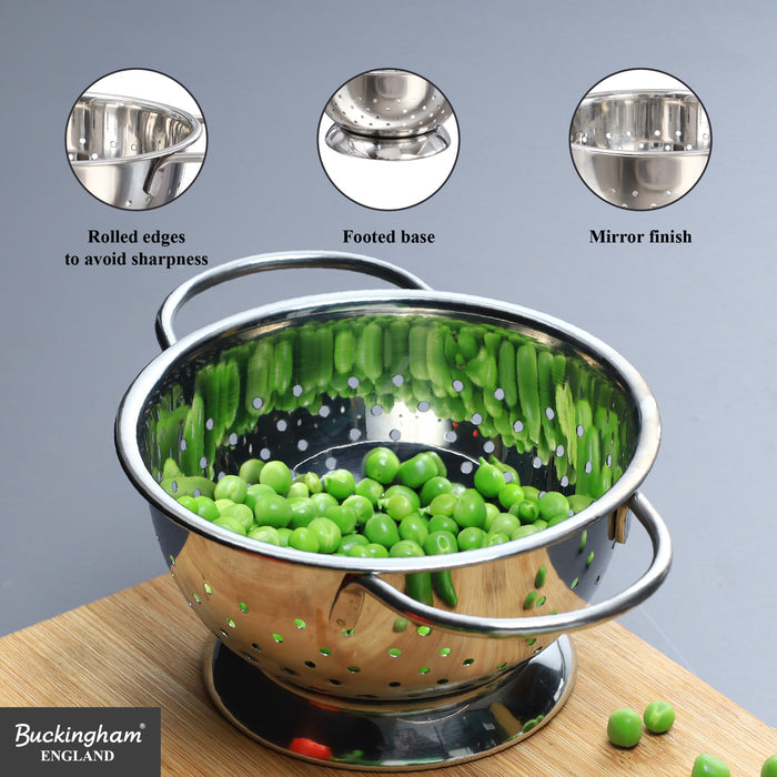 Buckingham Stainless Steel Hemisphere Colander