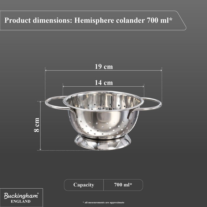Buckingham Stainless Steel Hemisphere Colander