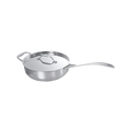 Buckingham Stainless Steel Saute Pan with Lid 24 cm