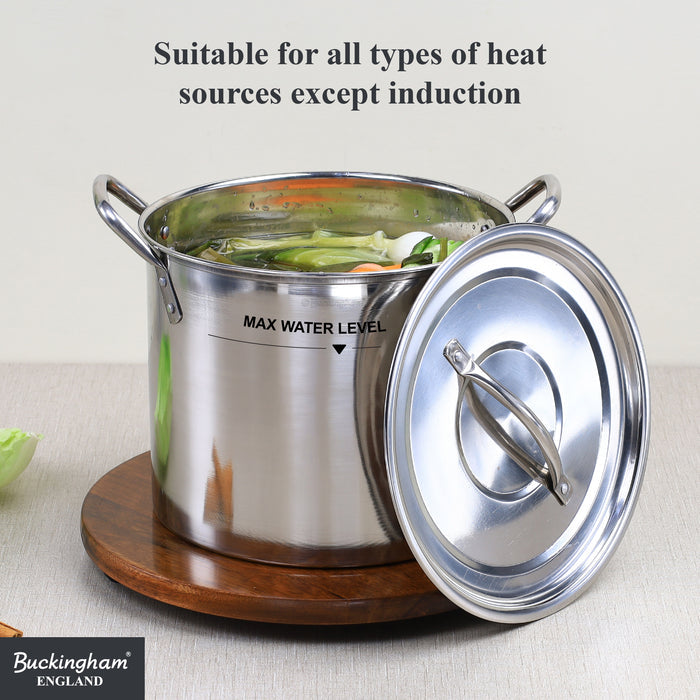 Buckingham Stainless Steel Stock Pot