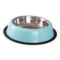 Buckingham Striped Dog Bowl Baby Green (64oz)