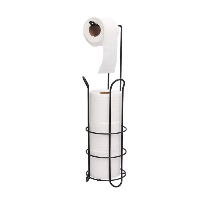 Buckingham Toilet Roll Holder Large Black