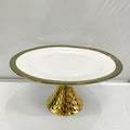 Cake Stand - Gold Rim