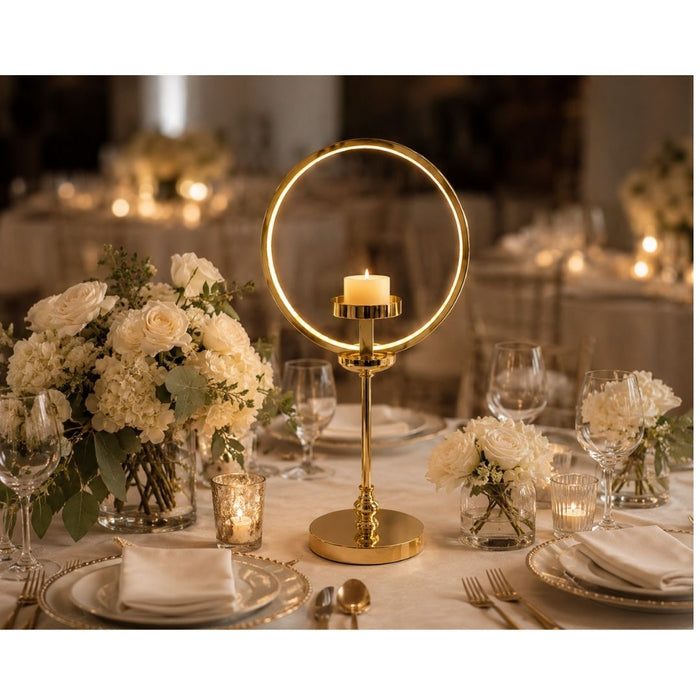 Candle Holder - Halo With LED Light