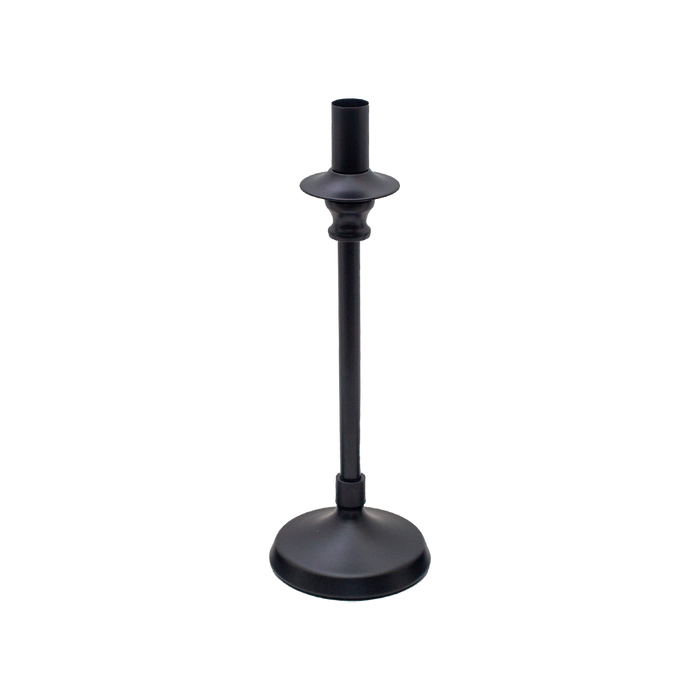 Candle Stands - Pillar black candle holder