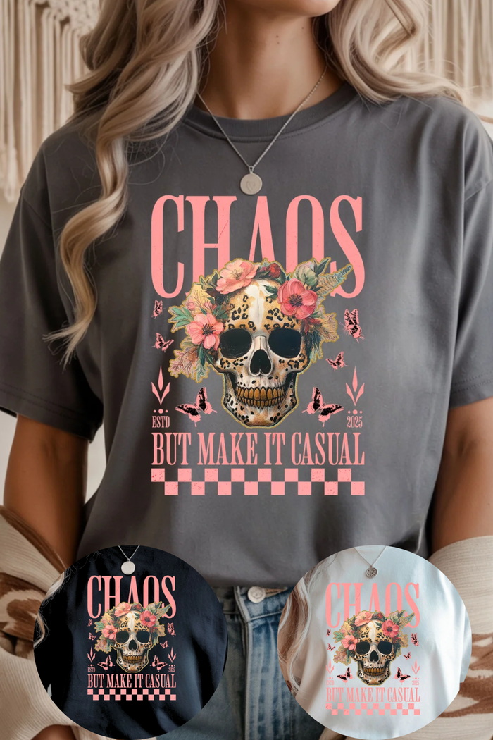 Casual Chaos Graphic Tee