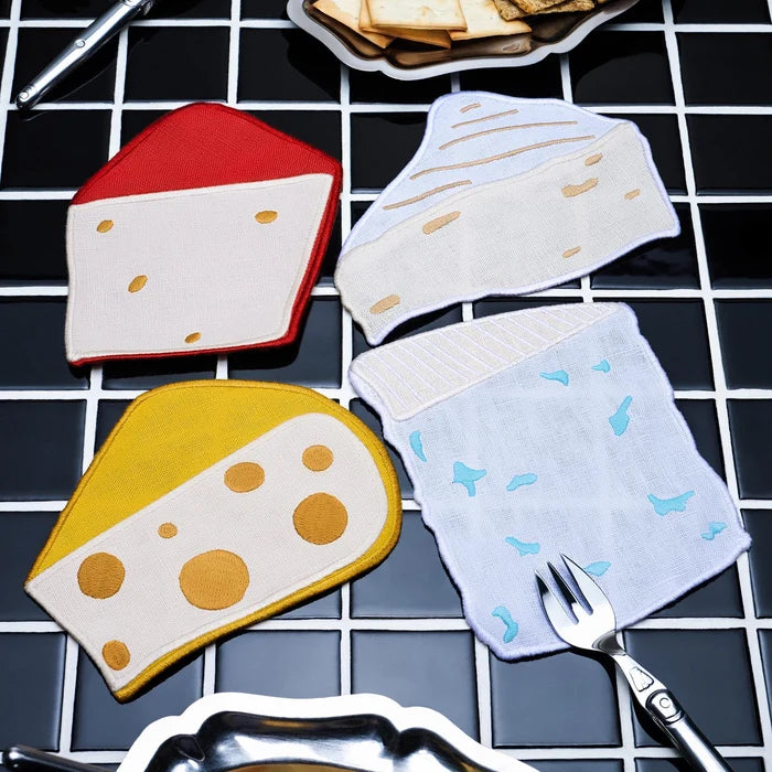 Cheese Linen Cocktail Napkins