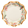 Add festive charm to your celebrations with Sophistiplate’s Christmas Forest Appetizer/Dessert Bowls (8-pack), featuring a scalloped design accented with gold rims, greenery, red berries, leaves, and gold details—perfect for stylish holiday entertaining.