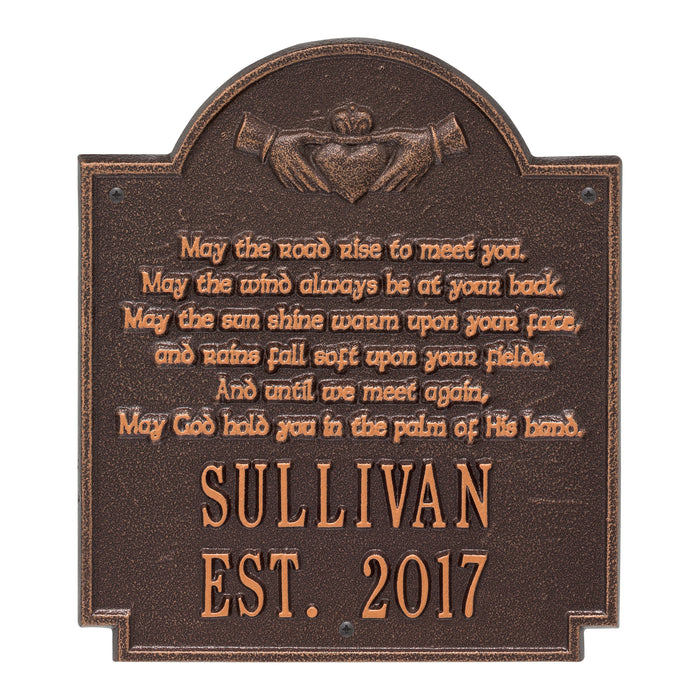 Claddagh Poem Wall Plaque