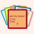 The Coaster Bundle: Are You Drunk? by Drinks On Me features colorful cards with “ARE YOU DRUNK? □ YES □ NO” on top—these hilarious coasters are a perfect gift for friends who love to laugh.