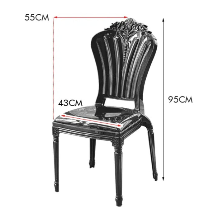 Contessa Chairs - Resin Black