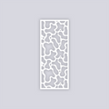 Coral Reef Rectangle Face Clay Stencil