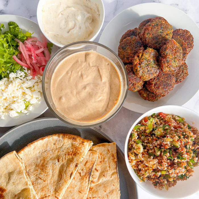 Crispy Falafel with Tabbouleh + Tahini Sauce Recipe Kit