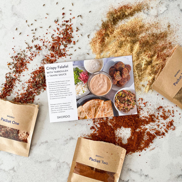 Crispy Falafel with Tabbouleh + Tahini Sauce Recipe Kit